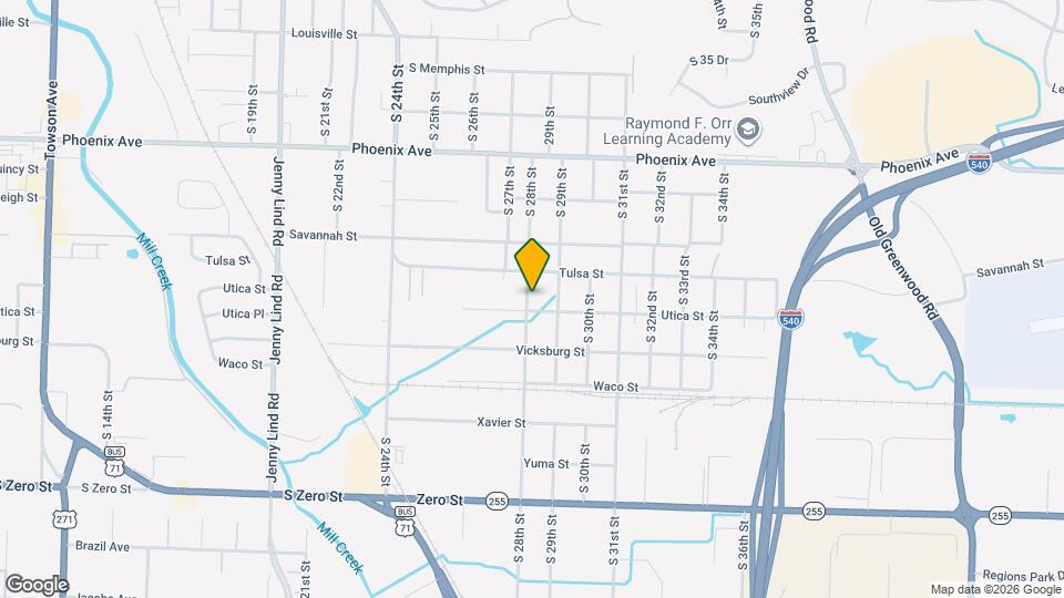 5017-5019 S 28th St Map and Location Details