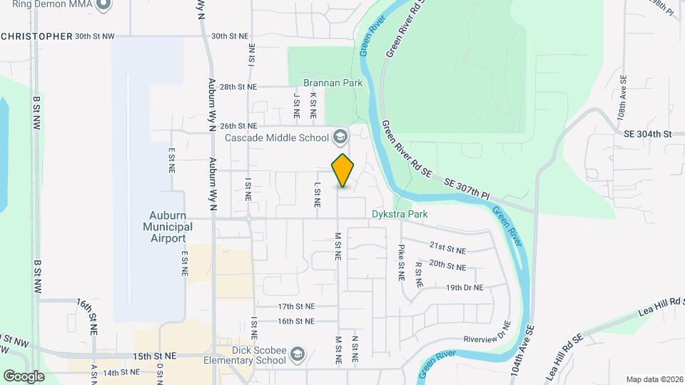 2302 M St NE Map and Location Details