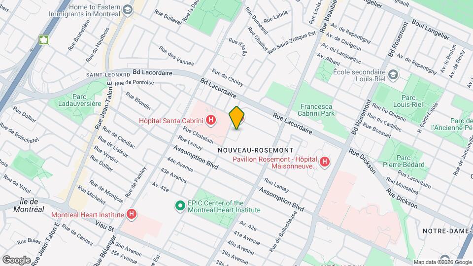 6641 Jeanne-Jugan Rue Map and Location Details