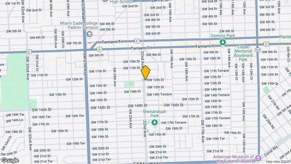 1201 SW 22nd Ave Map and Location Details