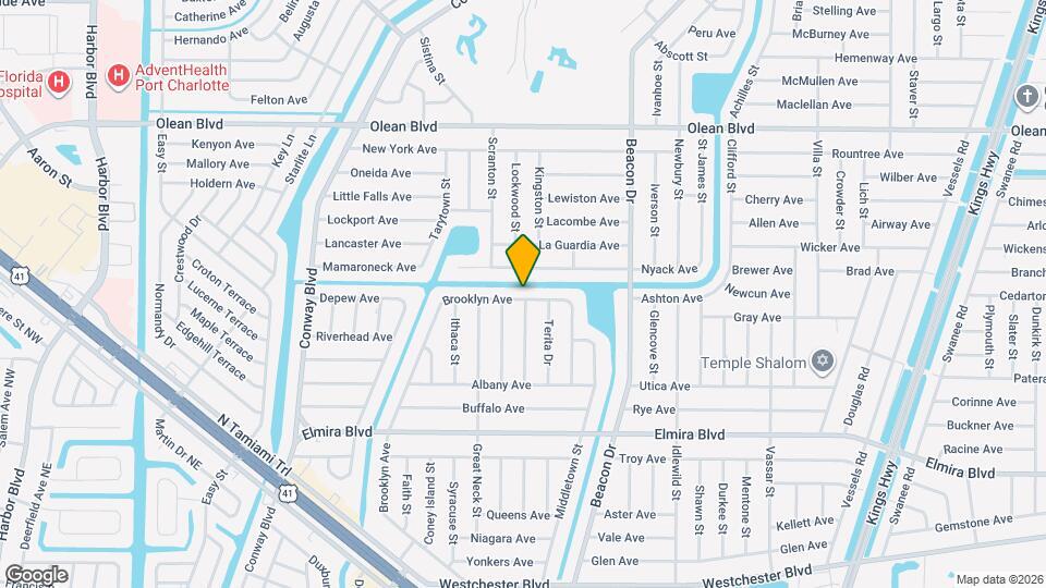 3271 Brooklyn Ave Map and Location Details
