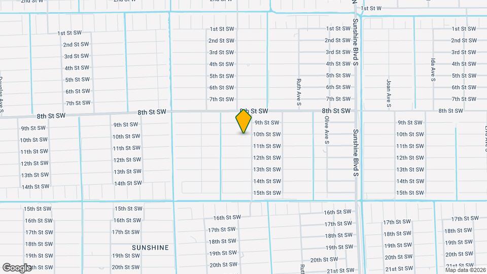 3405 10th St SW Map and Location Details
