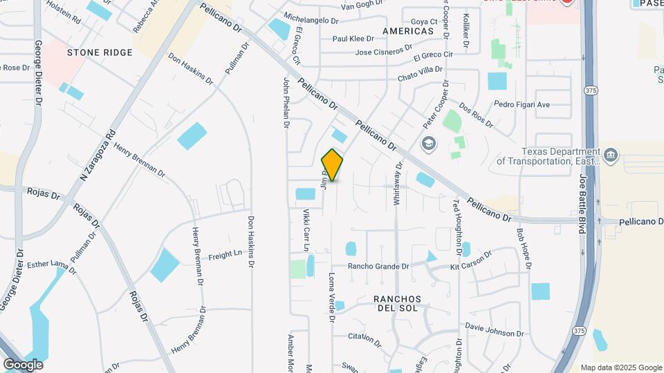 1313 Michelangelo Dr Map and Location Details