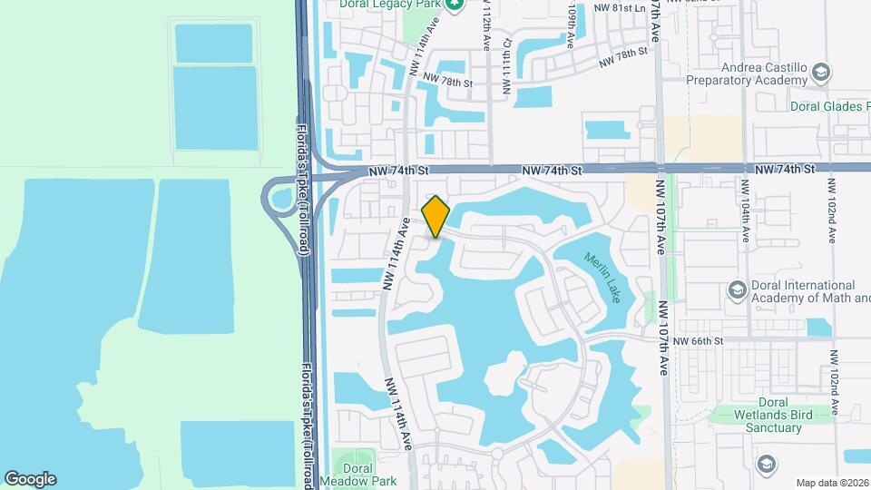 7061 NW 113th Ct Map and Location Details