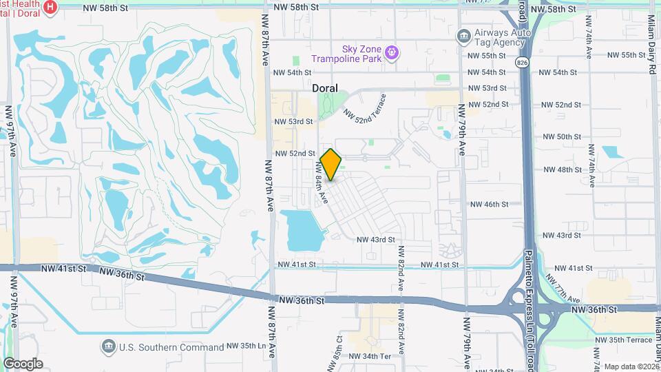4900 NW 83rd Path Map and Location Details