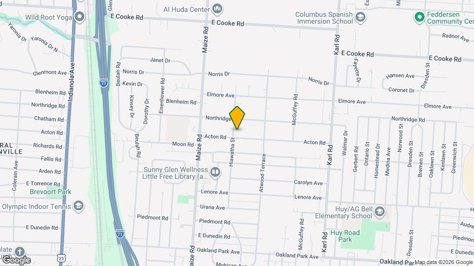 1114 Acton Rd Map and Location Details