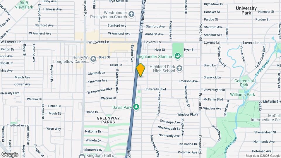 4524 Emerson Ave Map and Location Details