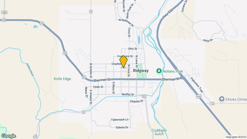 Ridgway Space To Create Map and Location Details