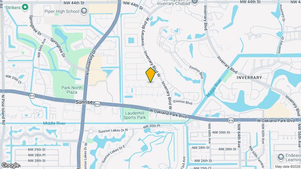 7394 NW 34th St Map and Location Details