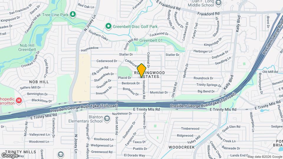 2128 Placid Dr Map and Location Details