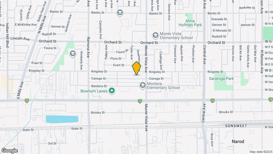 4830 Canoga St Map and Location Details