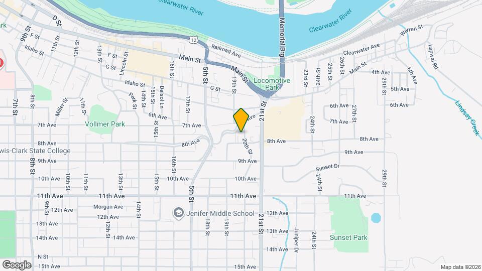 720 20th St Map and Location Details