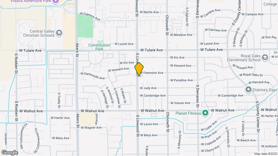 1534 S Linwood St Map and Location Details