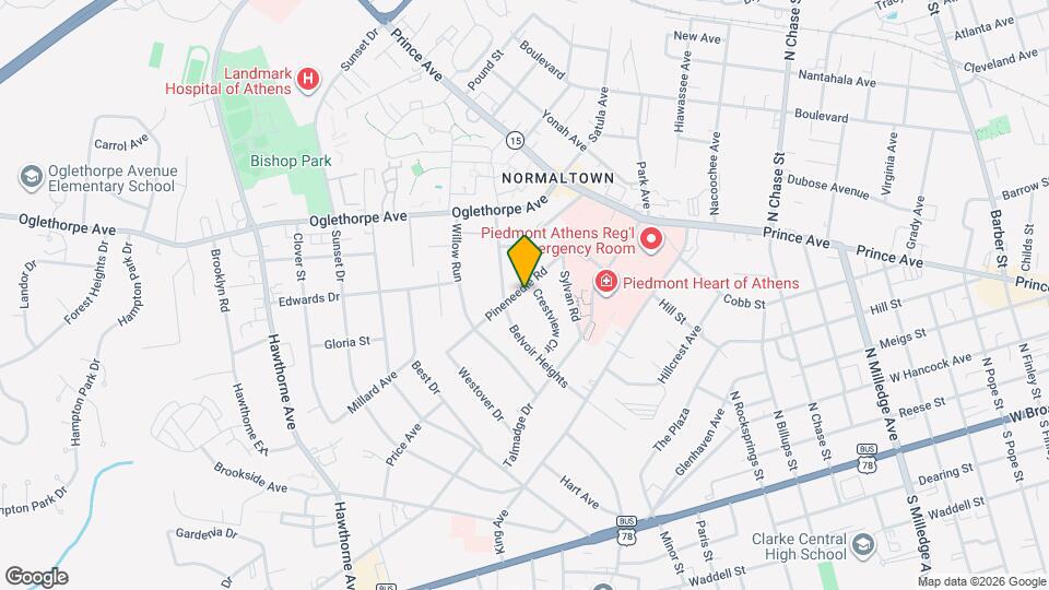 185 Crestview Cir Map and Location Details