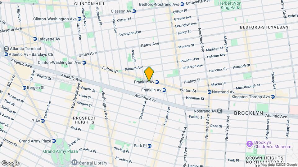 1074 Fulton St Map and Location Details