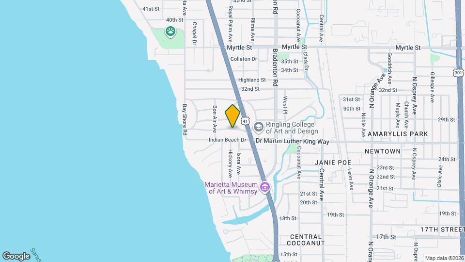 1010 Virginia Dr Map and Location Details