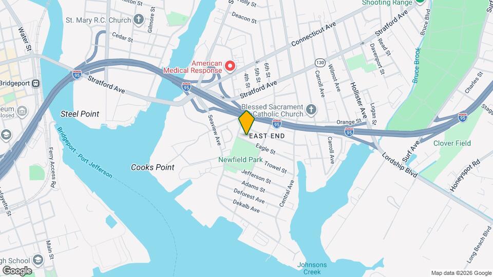 127 Eagle St Map and Location Details