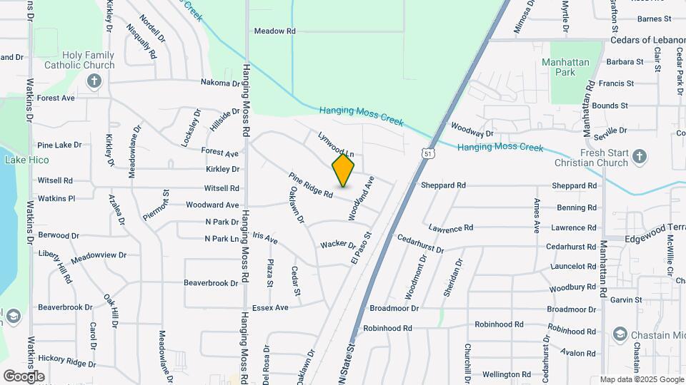 312 Pine Ridge Rd Map and Location Details