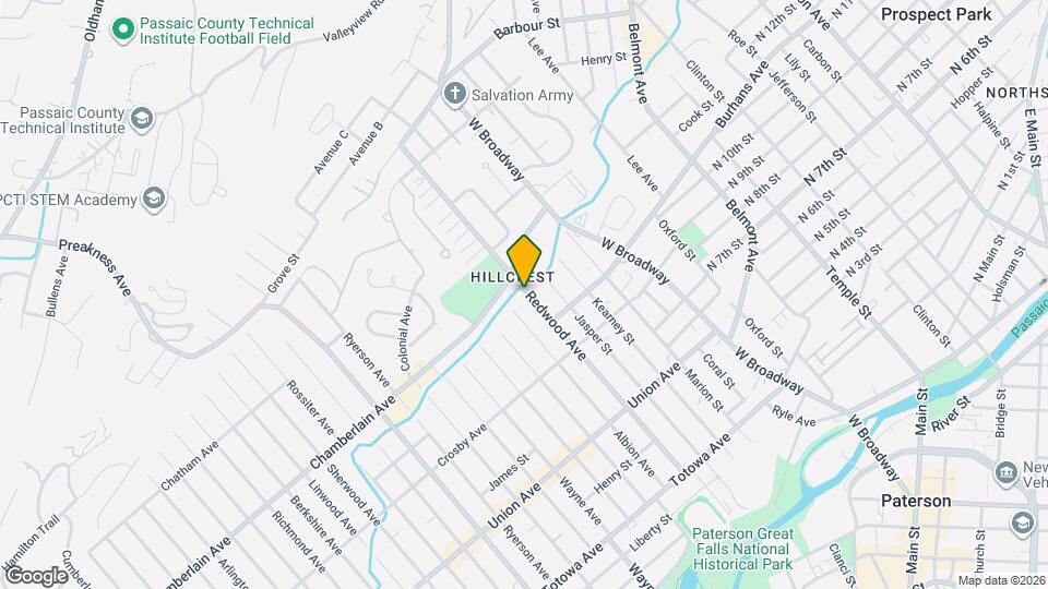 207 Redwood Ave Map and Location Details