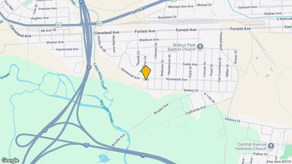 505 Howard Pl Map and Location Details