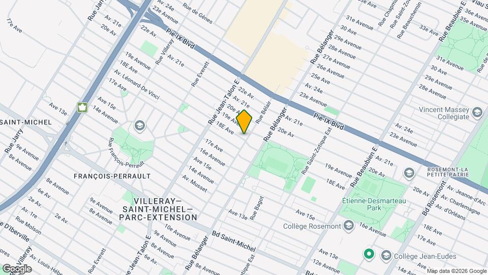 3605-3625 Belanger St Map and Location Details