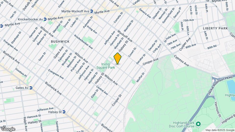815 Knickerbocker Ave Map and Location Details