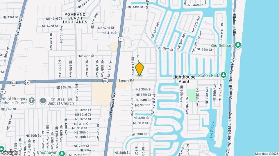 2121 NE 36th St Map and Location Details