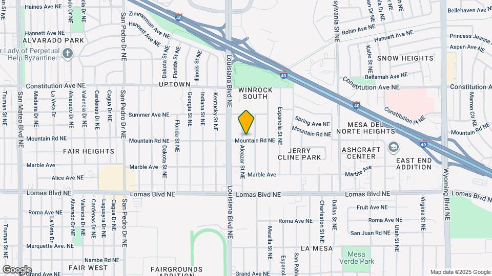 7201 Mountain Rd NE Map and Location Details