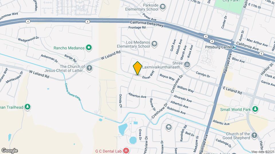 2310 Dover Way Map and Location Details