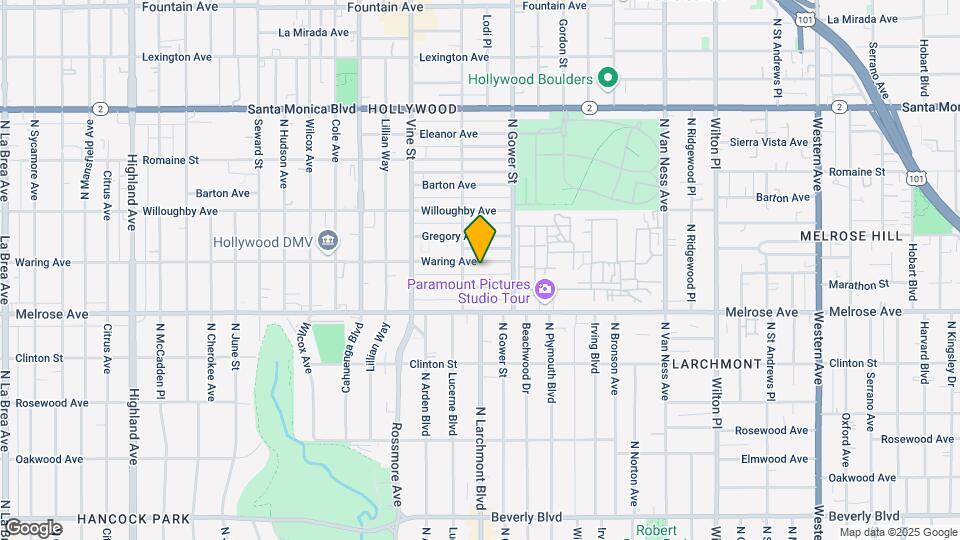 5742 Waring Ave Map and Location Details