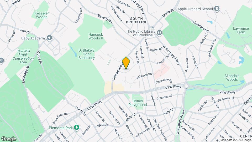 95 Thornton Rd, Unit 1 Mapa y Detalles de la Ubicación