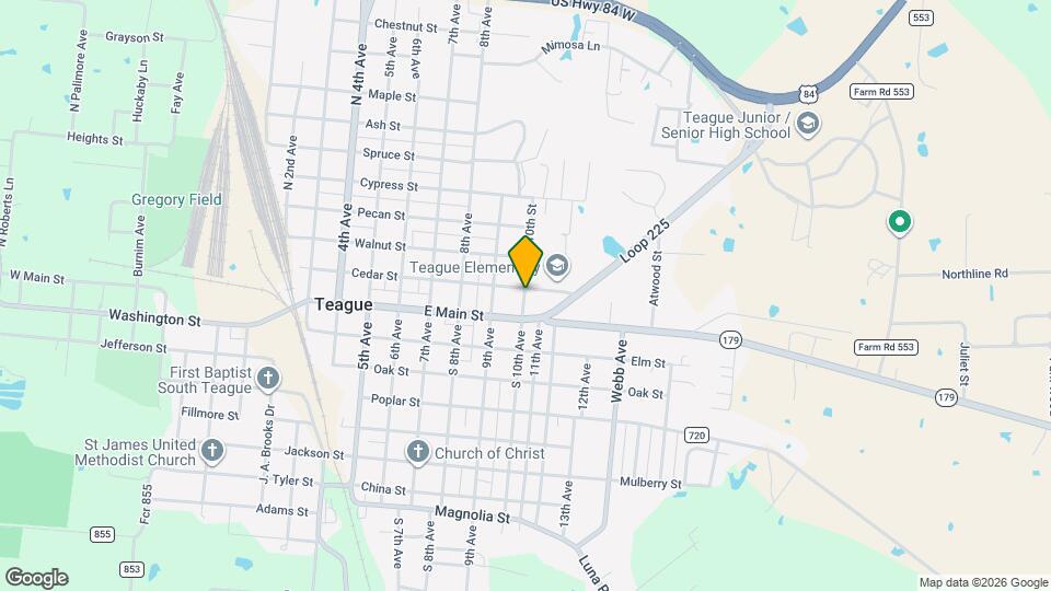 124 N 10th St Map and Location Details