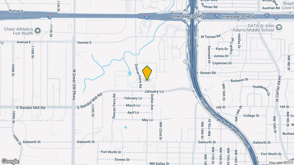 2353 Homewood Ln Map and Location Details