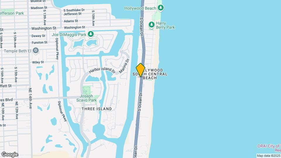 2672 S Ocean Dr Map and Location Details
