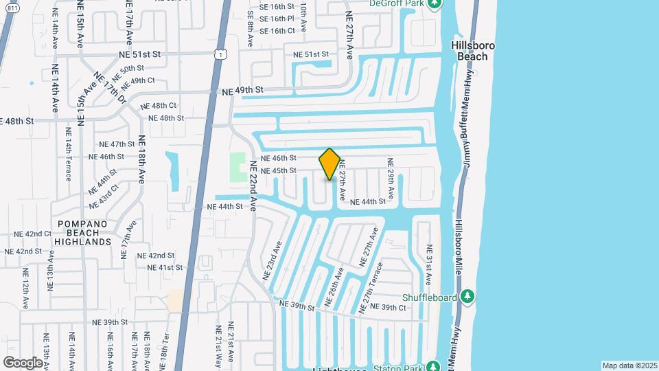 4440 NE 26th Ave Map and Location Details