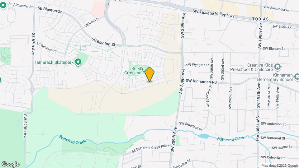 8257 SE Kinnaman St Map and Location Details