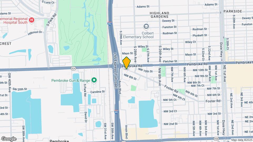1042 Foster Rd-Unit -1-2 Map and Location Details