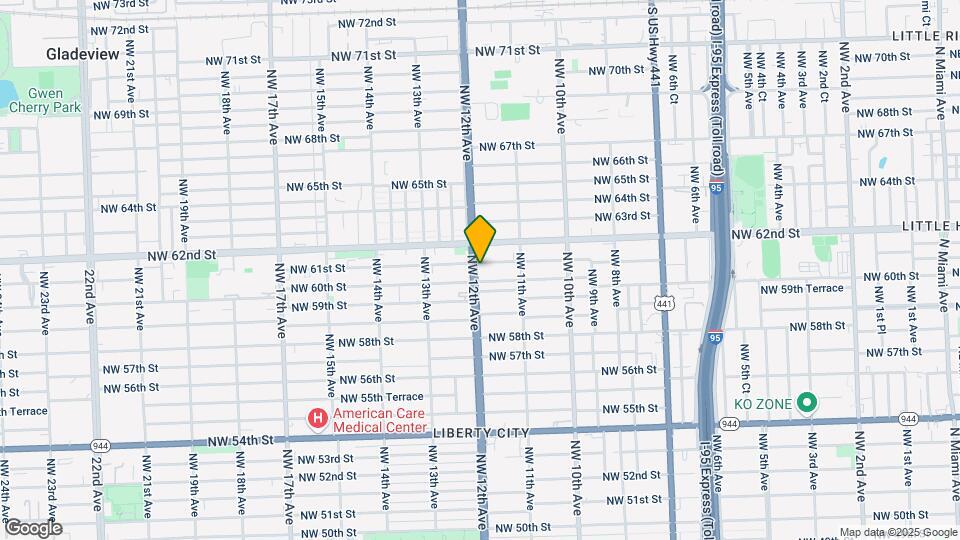 1198 NW 61st St Map and Location Details
