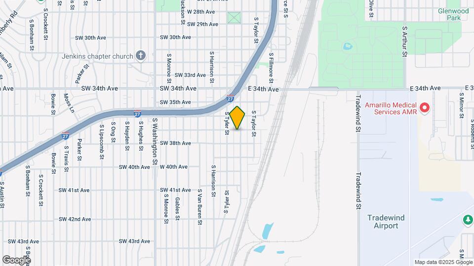 3702 S Polk St Map and Location Details