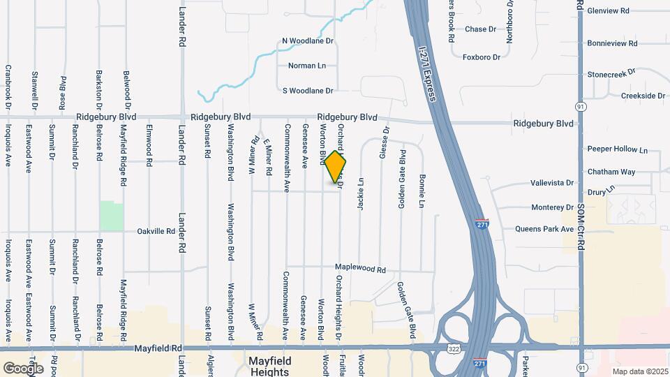 1216 Orchard Heights Dr Map and Location Details