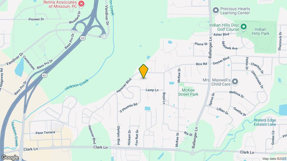 4116 Hidden Creek Ct Map and Location Details