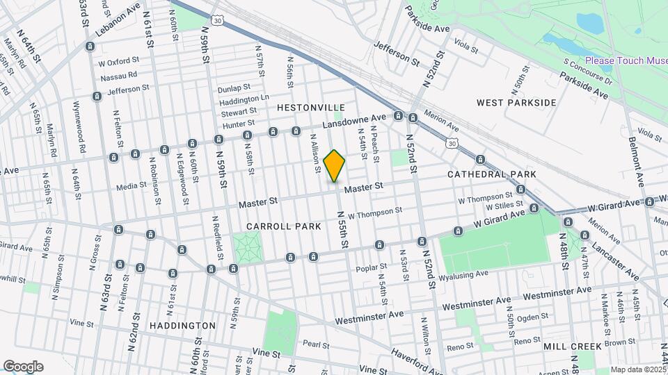 5501 Master St Map and Location Details