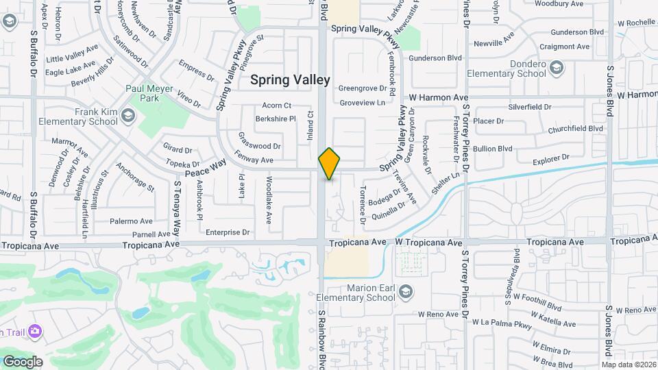 4713 Nara Vista Way Map and Location Details