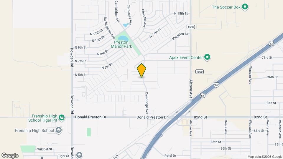 816 North 4th Street Map and Location Details