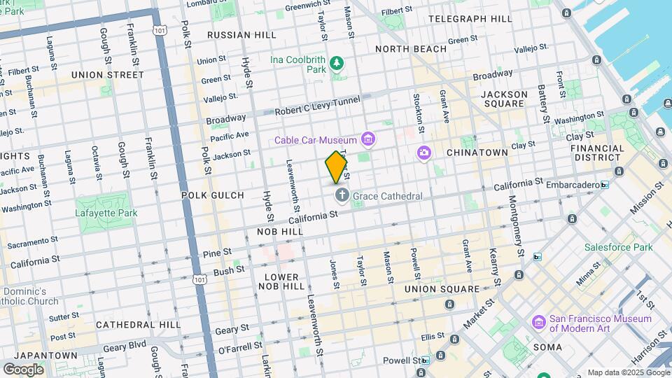 1250 Sacramento St Mapa y Detalles de la Ubicación
