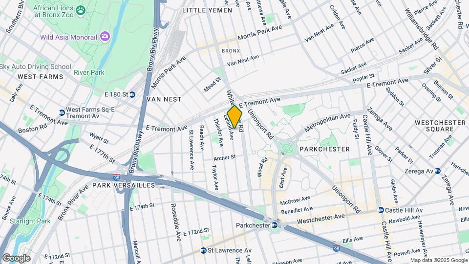 1552 Leland Ave Mapa y Detalles de la Ubicación