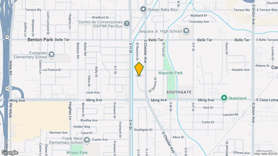 1400 El Rancho Dr Map and Location Details
