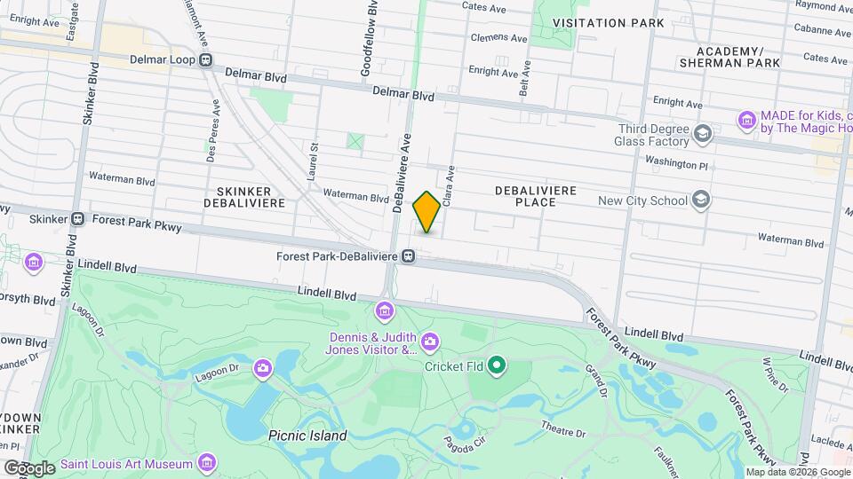 5630 Pershing Ave, Unit 20 Mapa y Detalles de la Ubicación