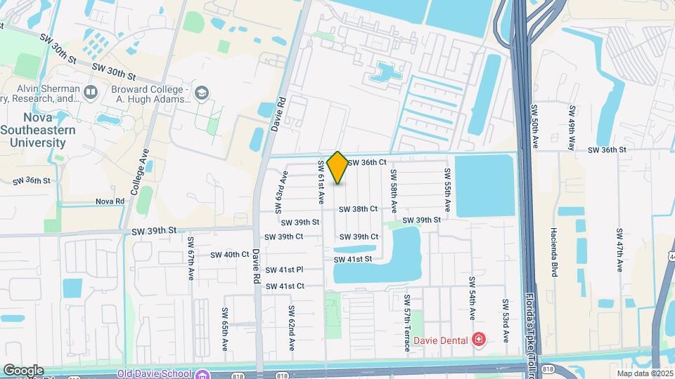 3750 SW 60th Terrace Map and Location Details