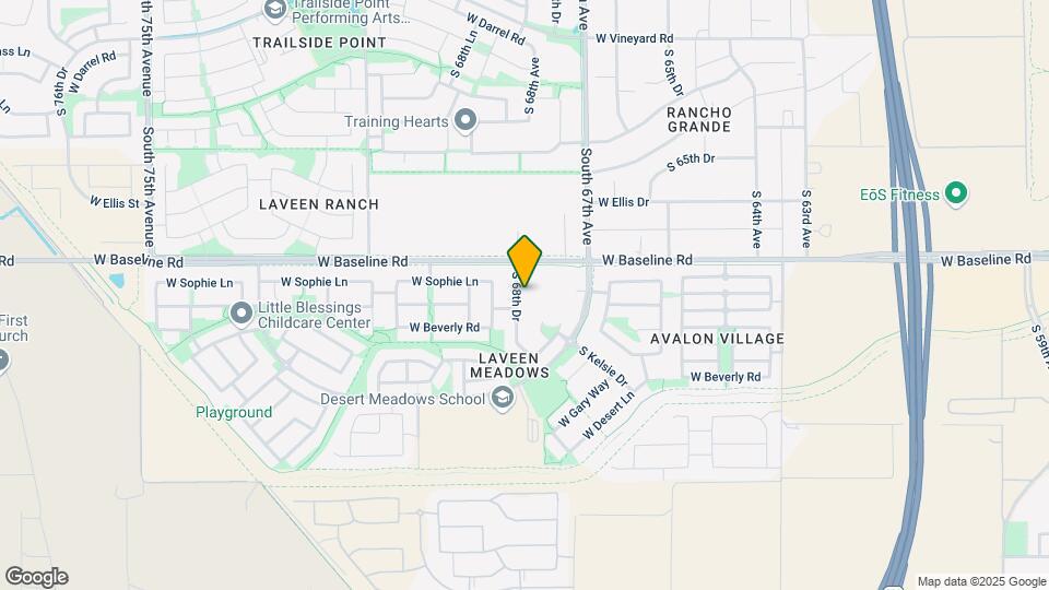 7703 S 68th Dr Map and Location Details